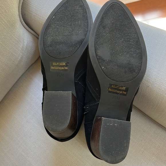 Black Unisa Ankle Boot Size 7.5 - Picture 5 of 5